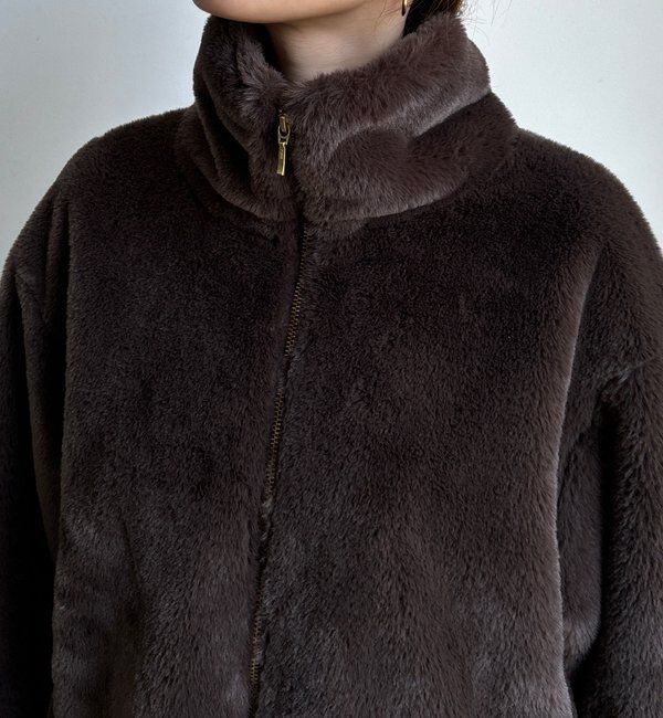  「【WEB限定】フェイクミンクスタンドファーブルゾン」|その他|