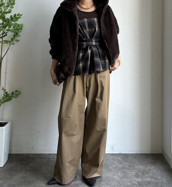  「【WEB限定】フェイクミンクスタンドファーブルゾン」|その他|