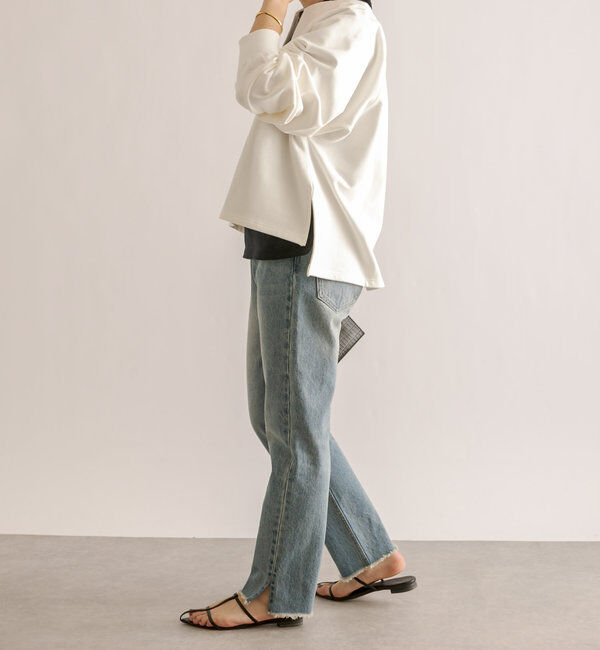  「【大人が着やすい】キーネックオーバースウェット」|Tシャツ・カットソー|