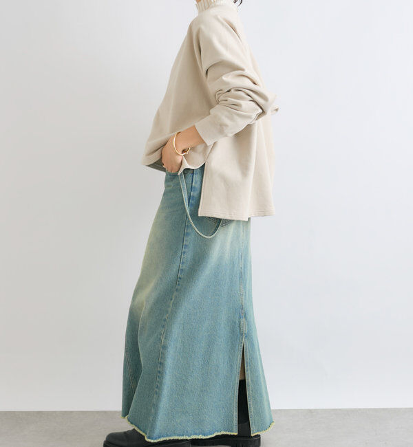  「【大人が着やすい】キーネックオーバースウェット」|Tシャツ・カットソー|