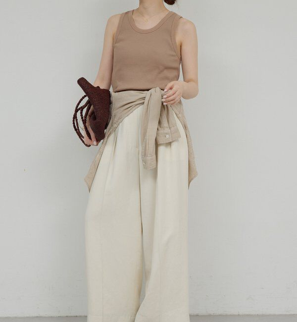  「リブタンクトップ」|Tシャツ・カットソー|