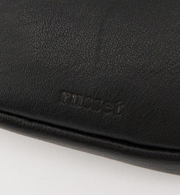  「ソフトレザーカラビナ付き横長ポーチ」|その他|