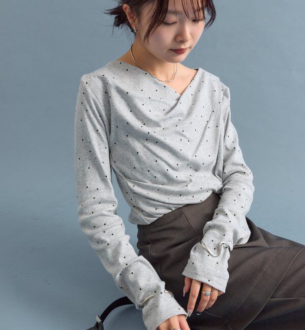  「オフショルロンT」|Tシャツ・カットソー|