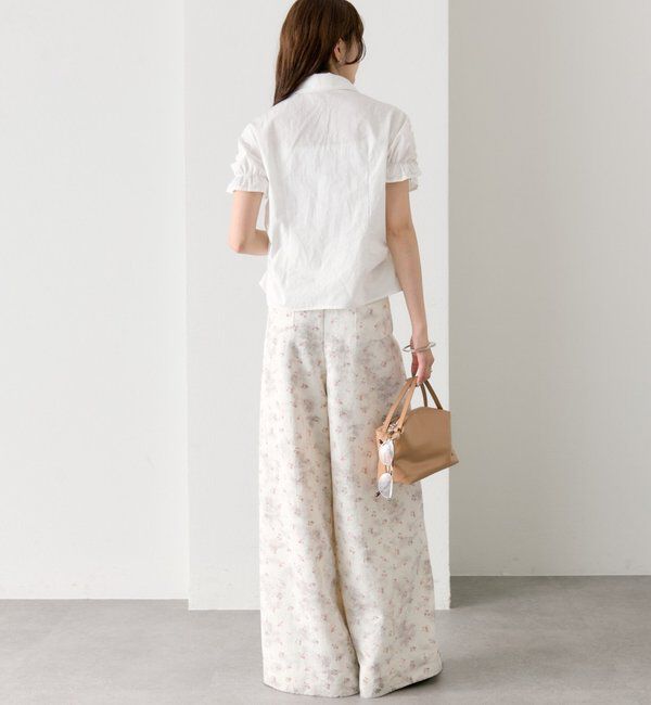  「フラワータックパンツ」|チノ|