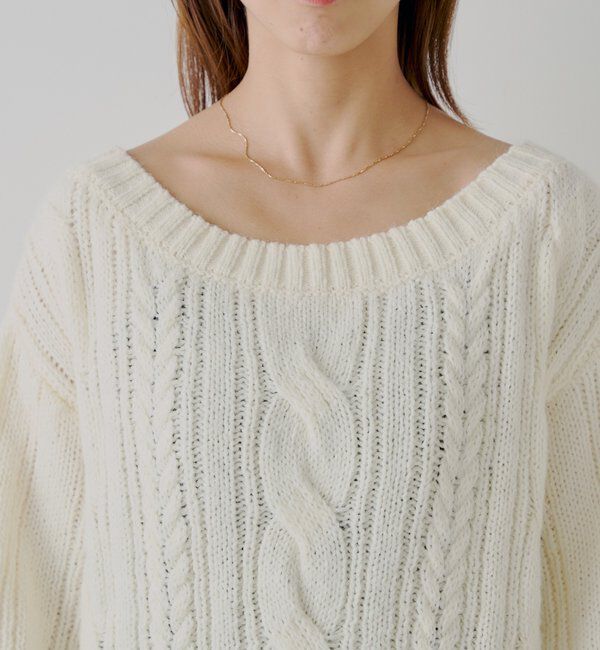  「バックオープンケーブルルーズワンピース」|ワンピース|