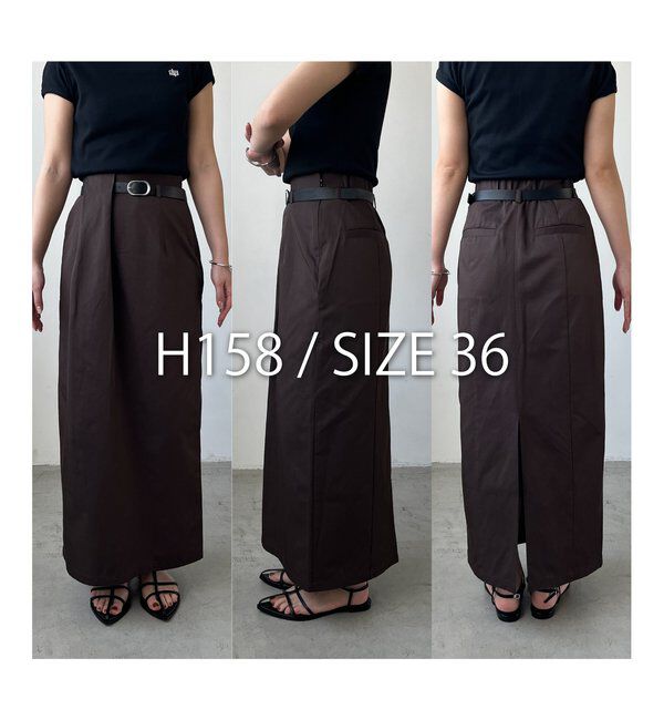  「【主役級スカート/低身長サイズあり】アシメタックベルト付スカート」|スカート|