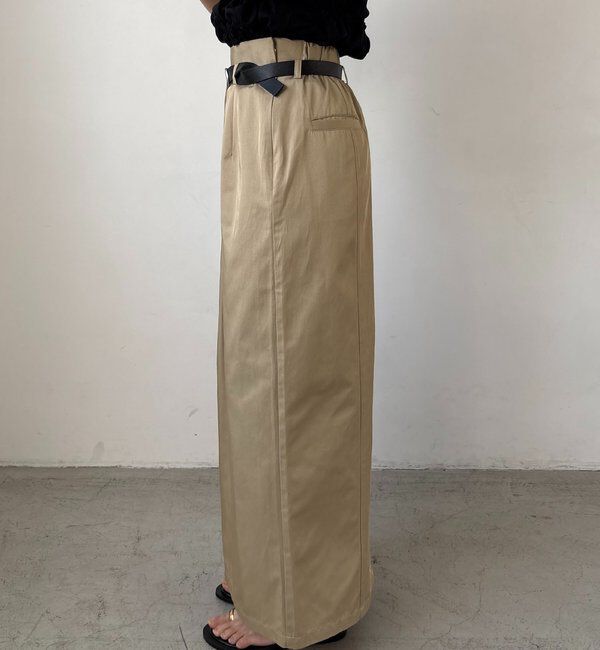  「【主役級スカート/低身長サイズあり】アシメタックベルト付スカート」|スカート|
