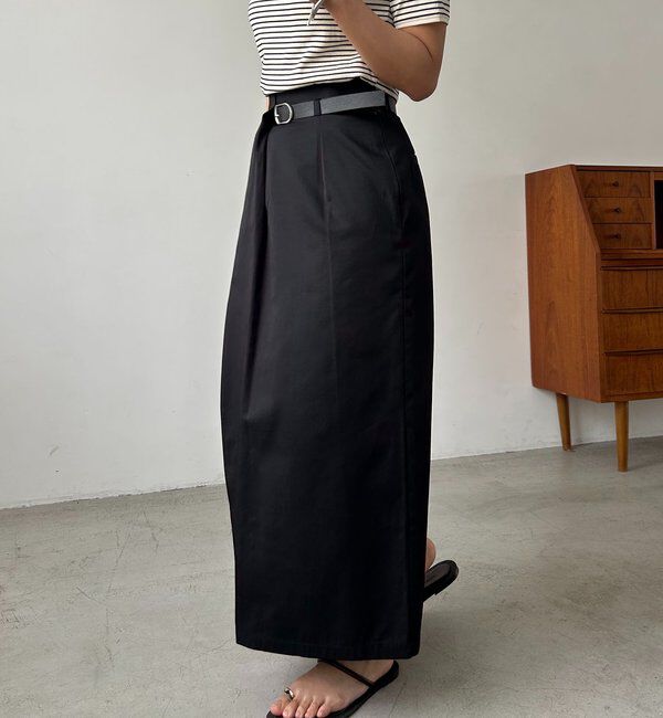  「【主役級スカート/低身長サイズあり】アシメタックベルト付スカート」|スカート|