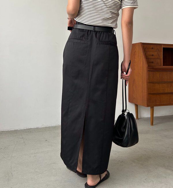  「【主役級スカート/低身長サイズあり】アシメタックベルト付スカート」|スカート|