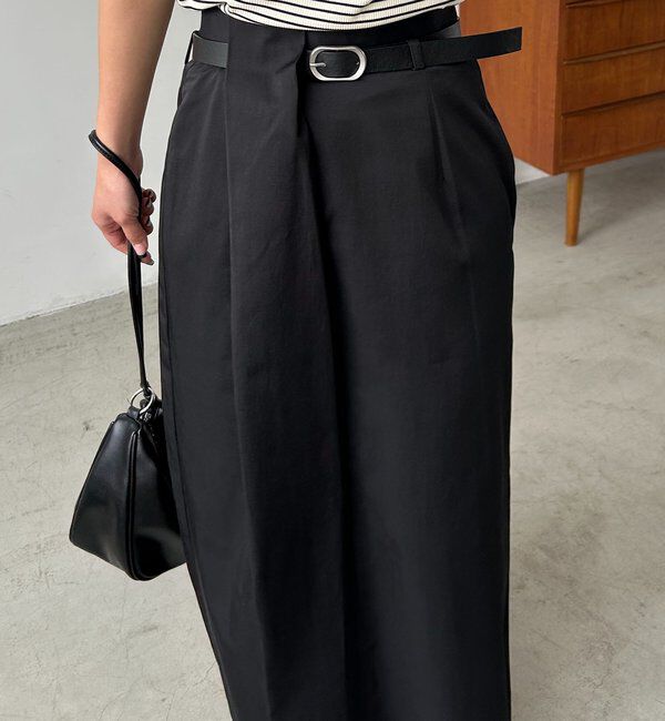  「【主役級スカート/低身長サイズあり】アシメタックベルト付スカート」|スカート|