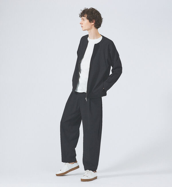 ABAHOUSE「【ノンストレス】定番 / COTTON LYCRA 圧着 クルーネック 長袖 T」|Tシャツ・カットソー|