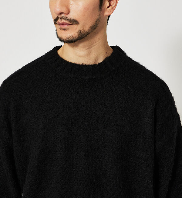 ABAHOUSE「ウール / モヘアブレンド ローゲージニット」|ニット・セーター|