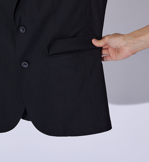ABAHOUSE「【マルチファンクション / セットアップ対応】ストレッチ ジャケット」|テーラードジャケット|