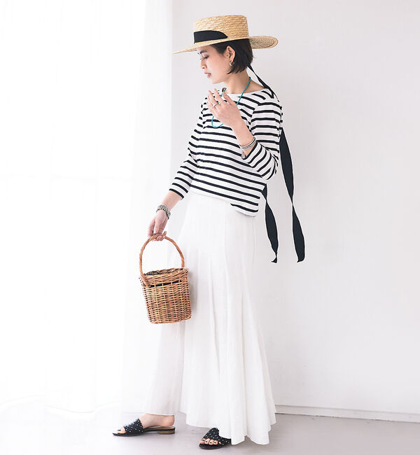 Rouge vif「リネン製品染スカート」|スカート|