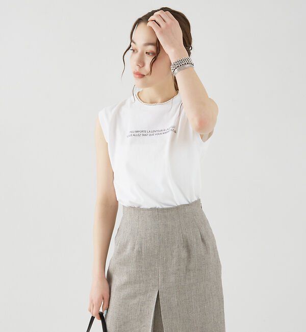 Rouge vif「バックバーティカルロゴタンクトップ」|Tシャツ・カットソー|