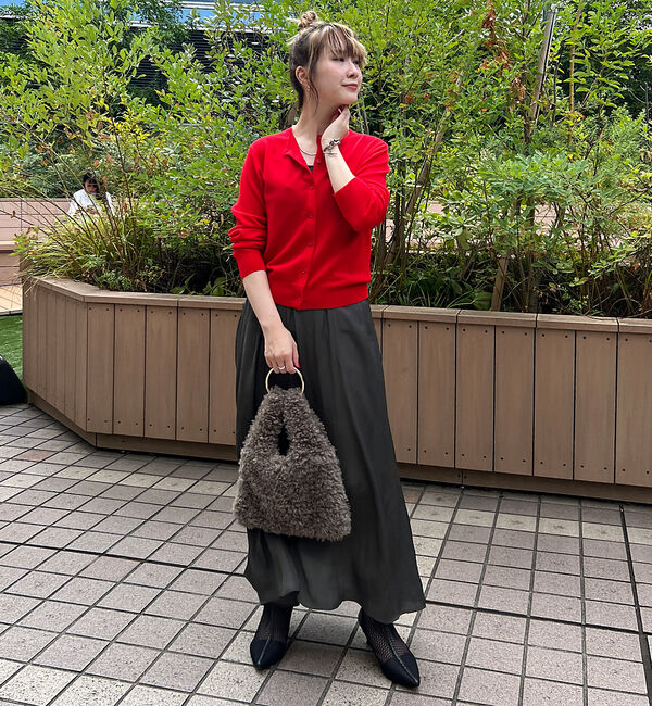 Rouge vif「【HELEN MOORE/ヘレンムーア】リングハンドエコファーバッグ」|ハンドバッグ|