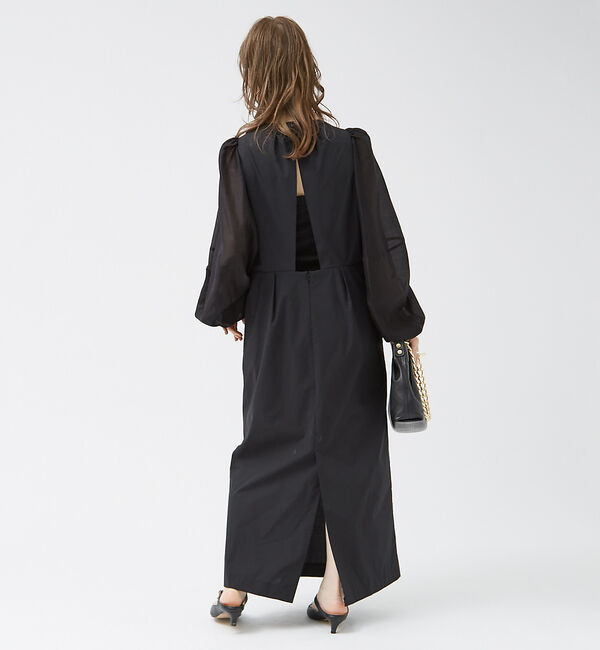 Rouge vif「バルーンシアースリーブワンピース」|ワンピース|