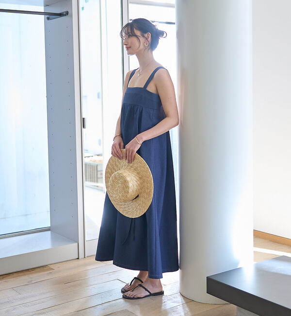 Rouge vif「デニムライクベアキャミワンピース」|ワンピース|