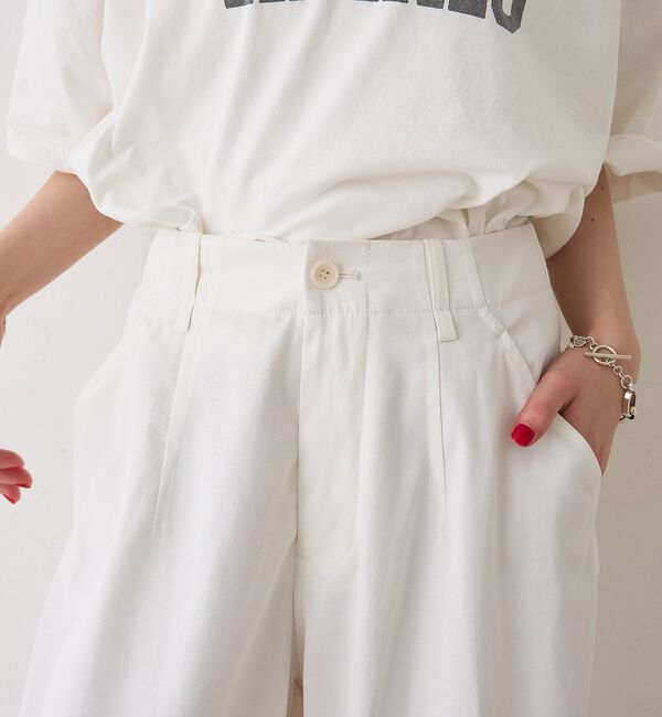 Rouge vif「ポリコットン撥水ワイドパンツ」|その他|