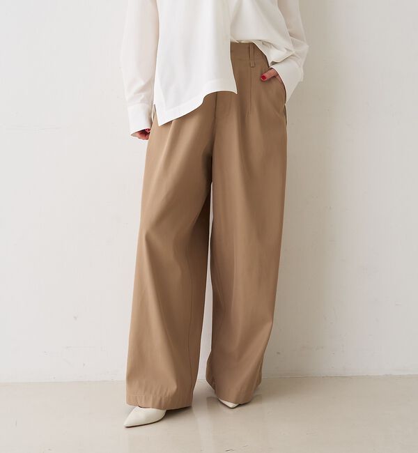 Rouge vif「ポリコットン撥水ワイドパンツ」|その他|