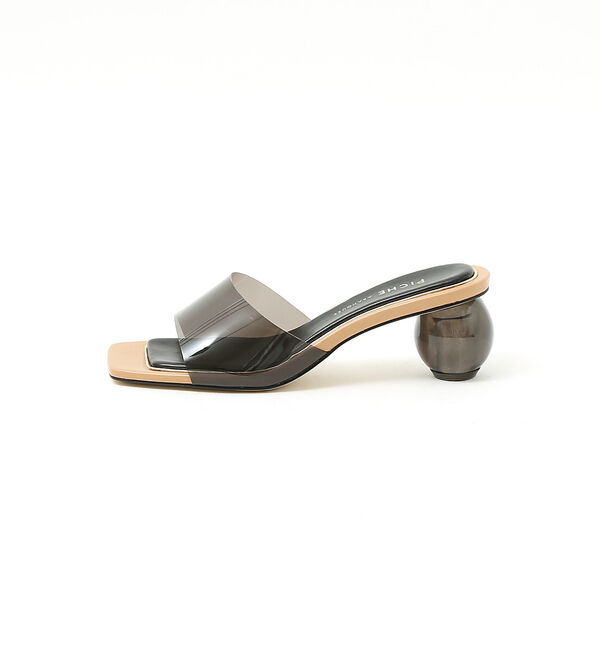 AU BANNISTER「クリアヒールミュール」|サンダル|