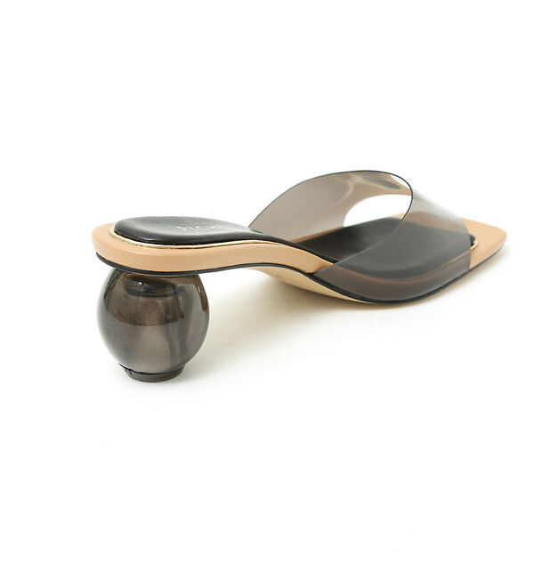 AU BANNISTER「クリアヒールミュール」|サンダル|