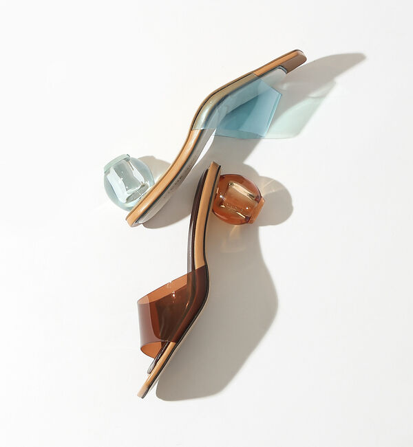 AU BANNISTER「クリアヒールミュール」|サンダル|