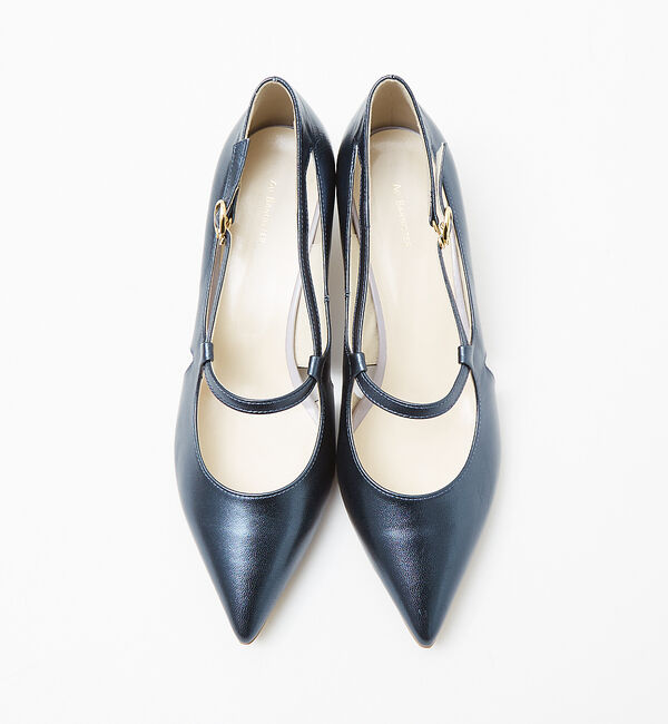 AU BANNISTER「ポインテッドラウンドストラップパンプス」|パンプス|