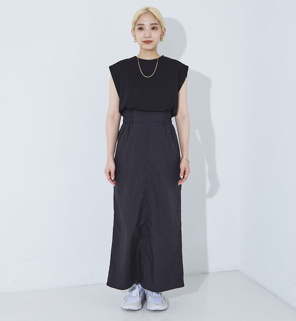 NOMINE「カットコンビ ワッシャー ワンピース」|ワンピース|