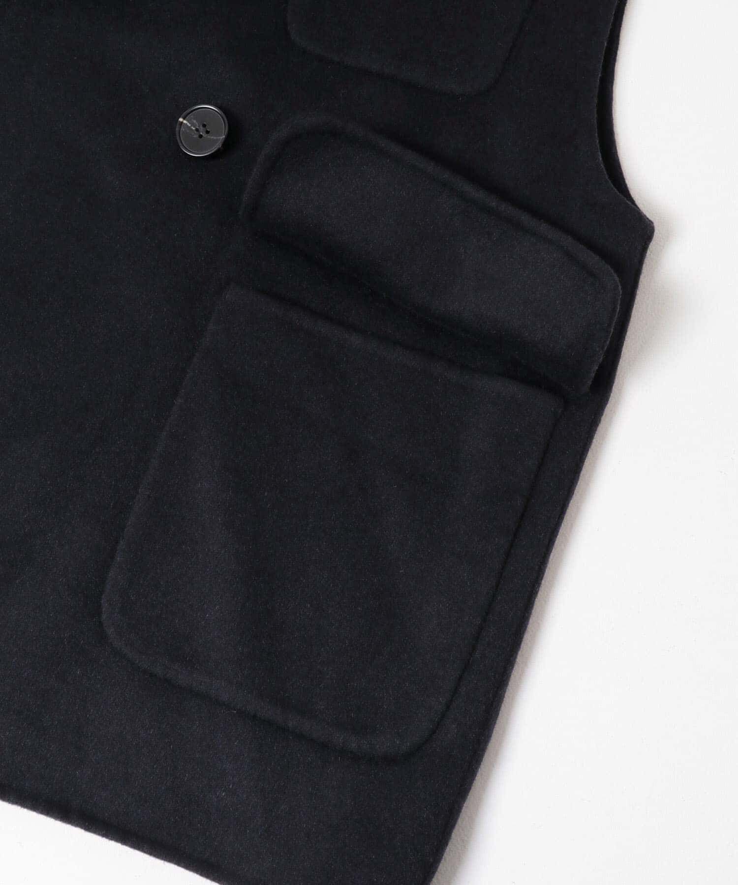 URBAN RESEARCH ROSSO「『一部別注カラー』YENN　DOUBLE FACE VEST JACKET」|ノーカラーコート|