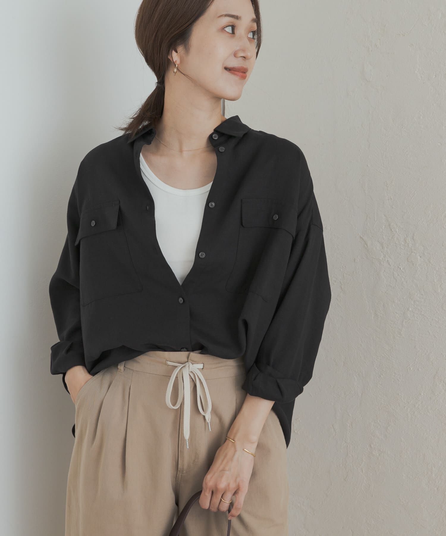 URBAN RESEARCH DOORS「『セットアップ対応』 ワークポケットシャツ」|シャツ・ブラウス|
