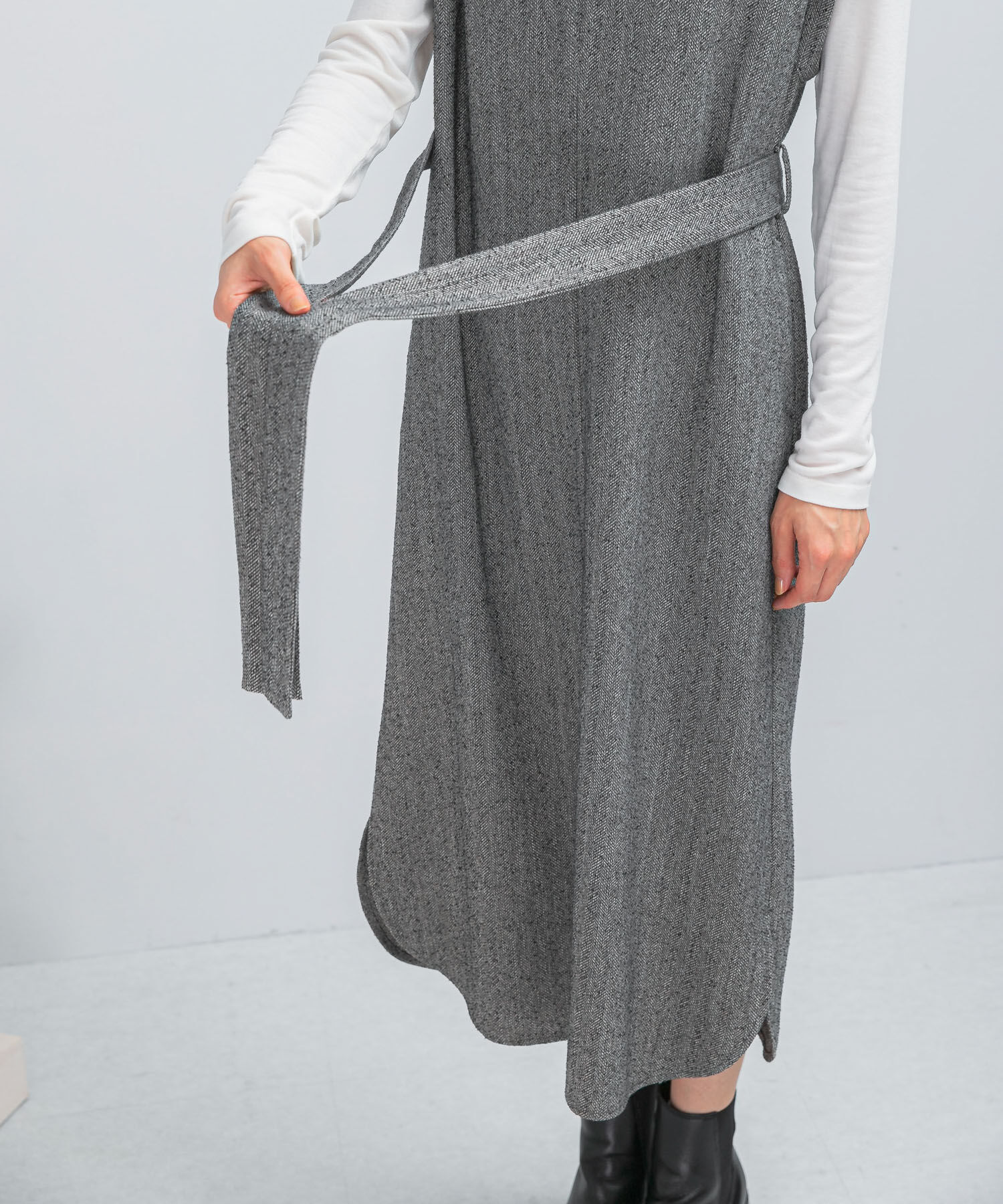 URBAN RESEARCH ROSSO「ウエストマークジャンパースカート」|ワンピース|