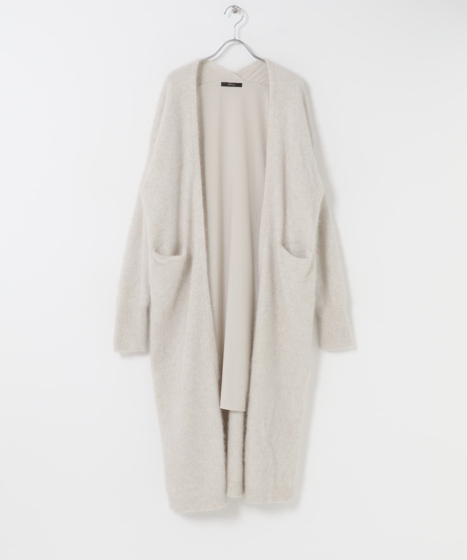 URBAN RESEARCH ROSSO「ファーニットロングガウン」|カーディガン|