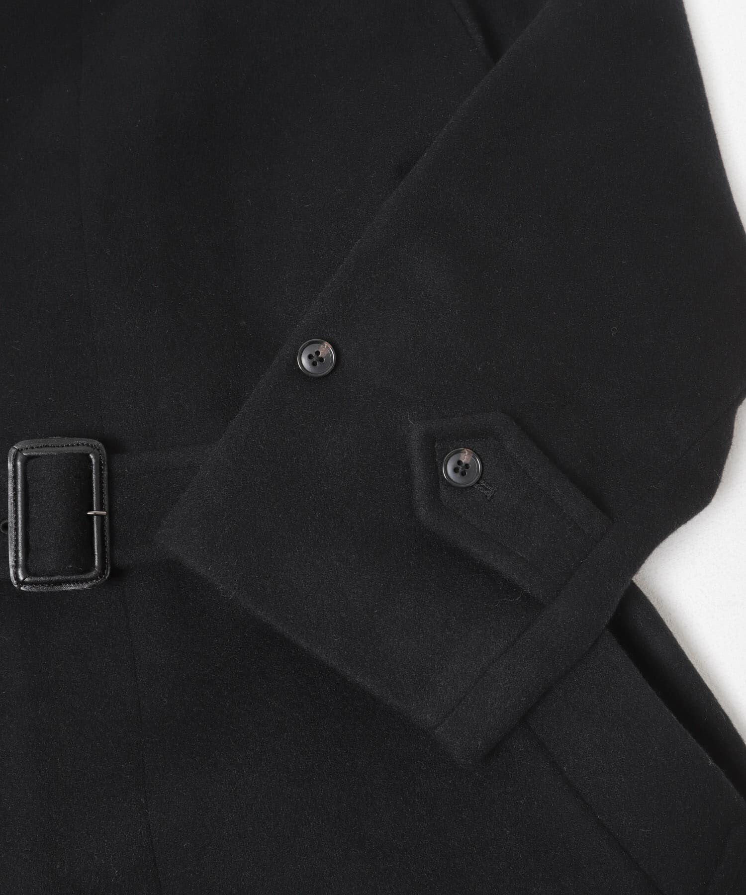 URBAN RESEARCH「WOOL BEAVER BELTED COAT」|ステンカラーコート|