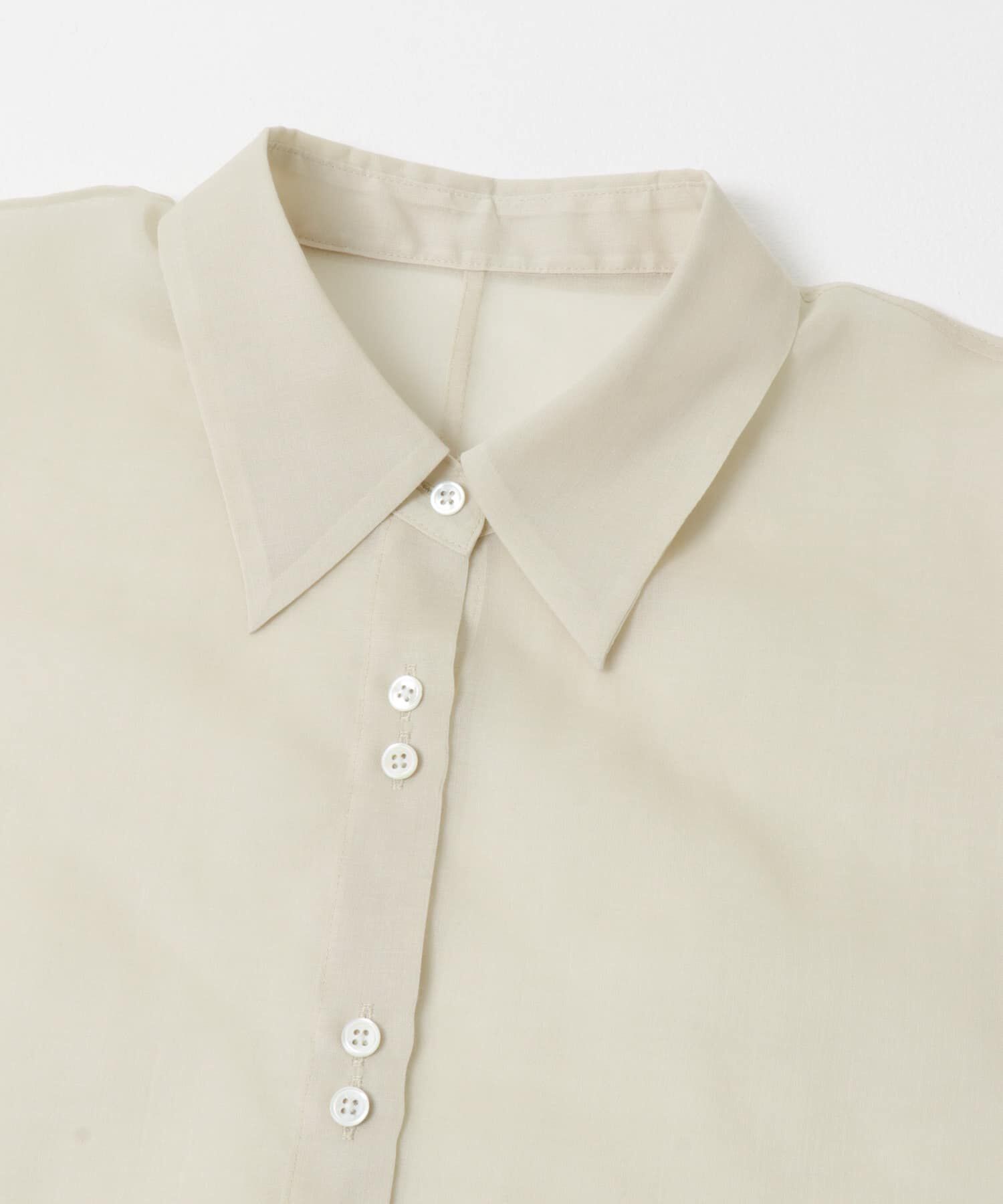 URBAN RESEARCH「ハーフスリーブシアーショートシャツ」|シャツ・ブラウス|