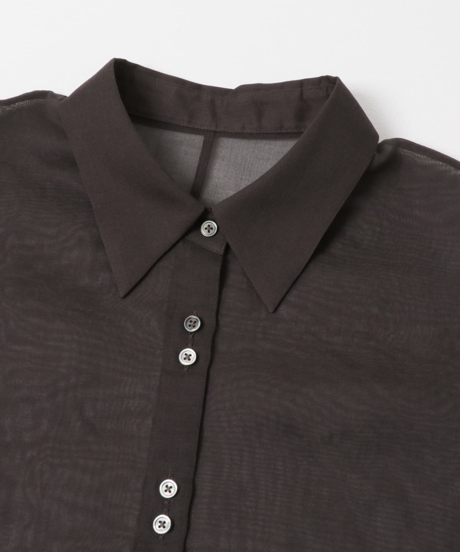 URBAN RESEARCH「ハーフスリーブシアーショートシャツ」|シャツ・ブラウス|