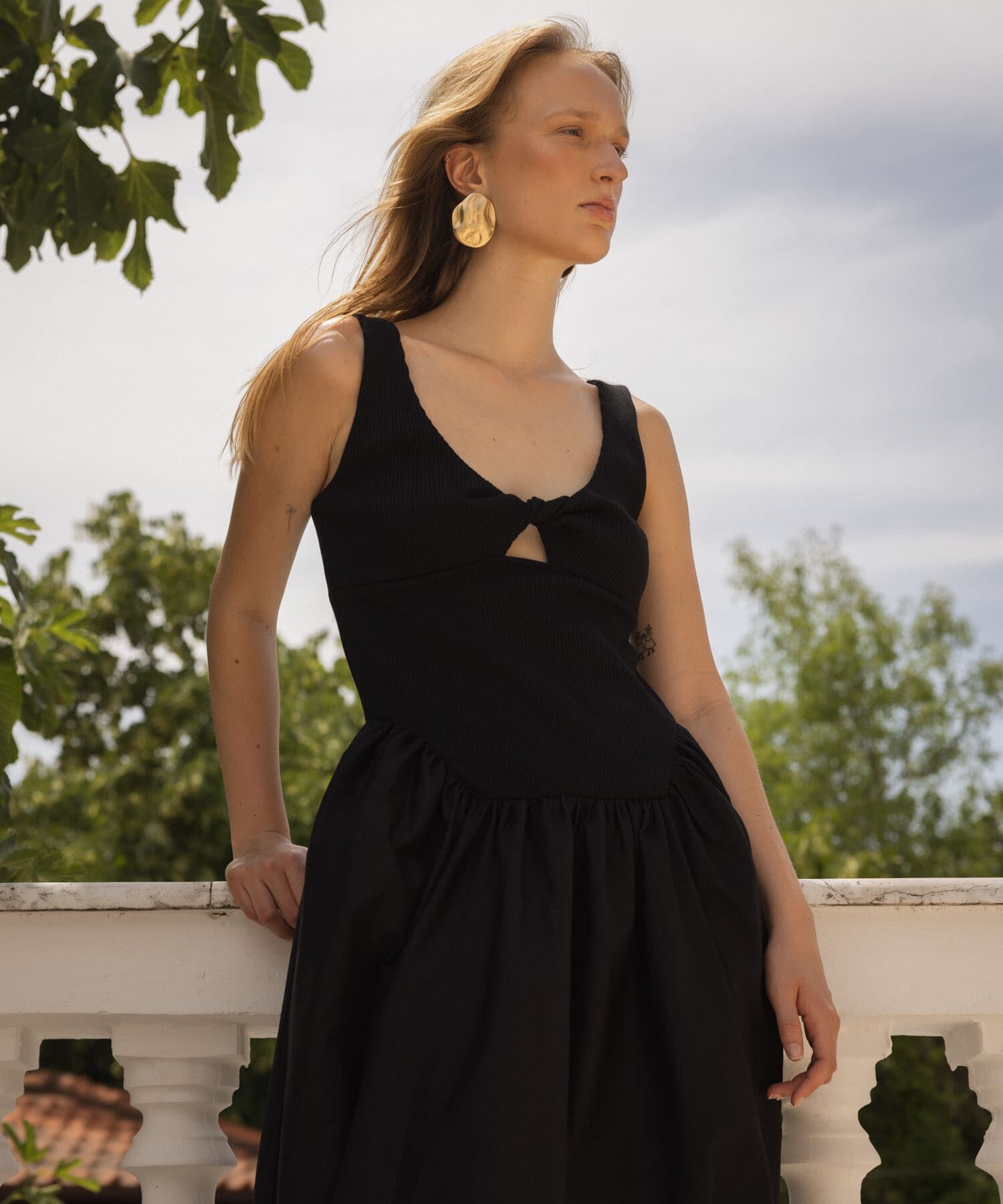 URBAN RESEARCH「ESTHE　RIB POPLIN DRESS」|ワンピース|