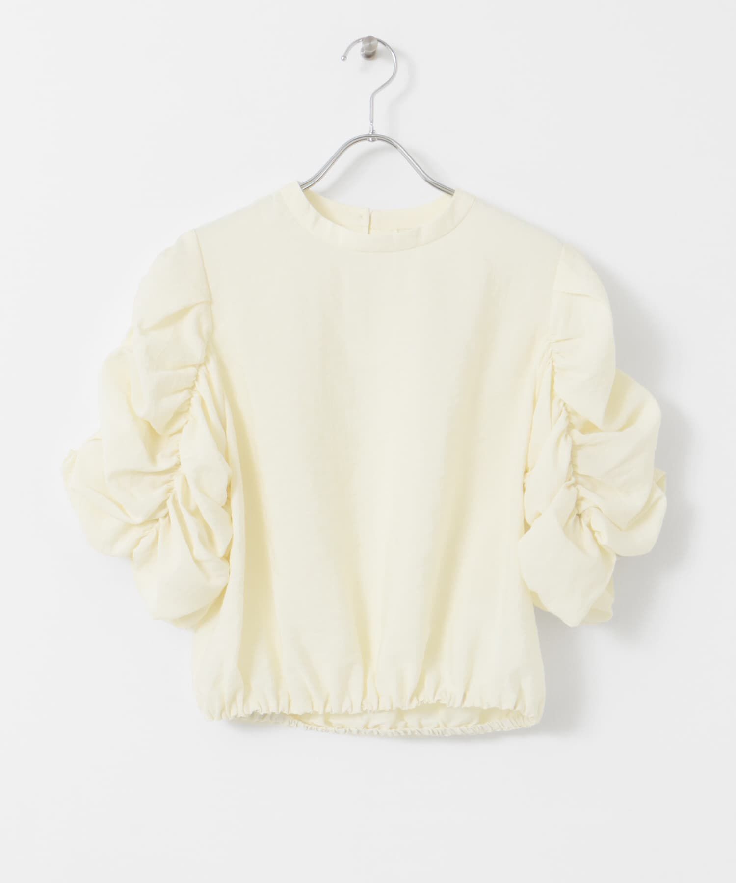  「シャーリングスリーブブラウス」|シャツ・ブラウス|