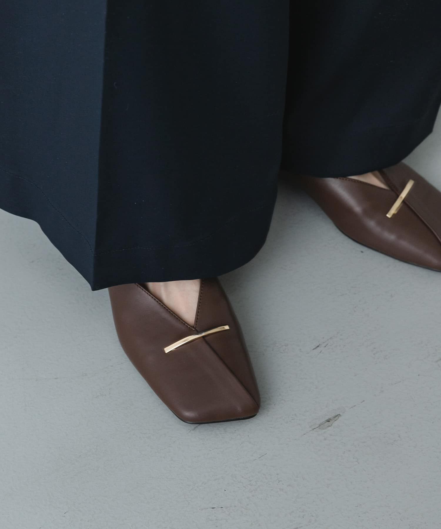 SENSE OF PLACE by URBAN RESEARCH「『抗菌』スクエアカットフラットシューズ」|その他|