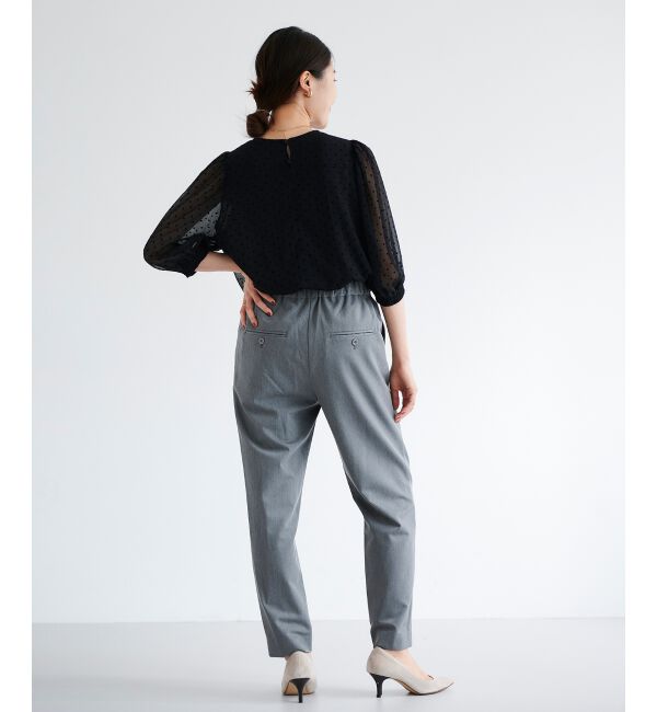 le.coeur blanc「タックテーパードパンツ」|その他|