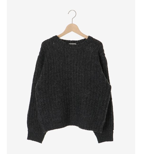  「《WEB限定アイテム》ヘアリーヤーンローゲージニット」|ニット・セーター|