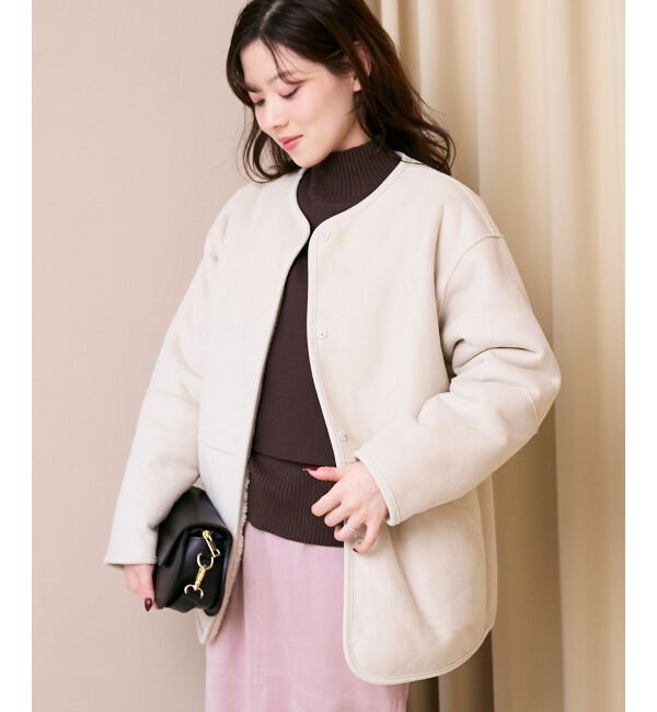  「リバーシブルフェイクムートンコート」|その他|