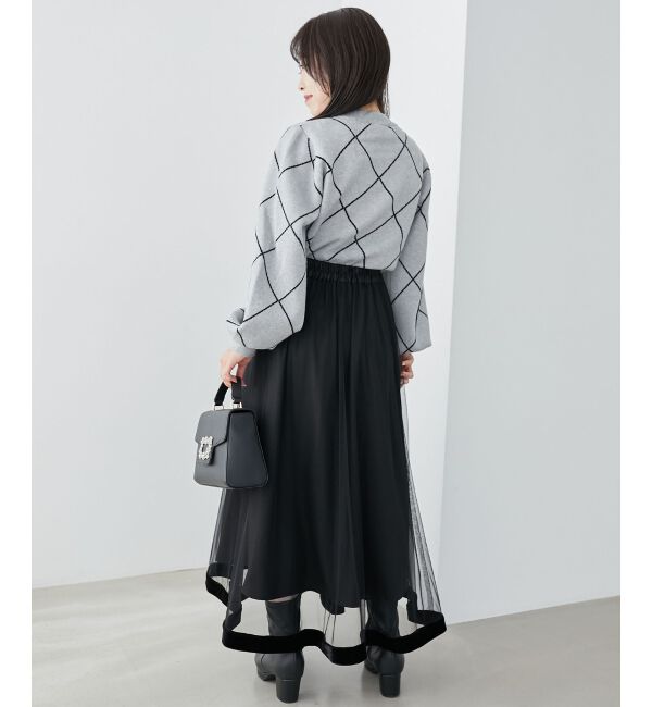 MAJESTICLEGON「プチリボンビジューニット」|ニット・セーター|