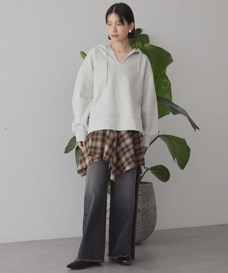 AMERICAN HOLIC「スキッパー裏毛パーカー」|スウェット・ジャージ|