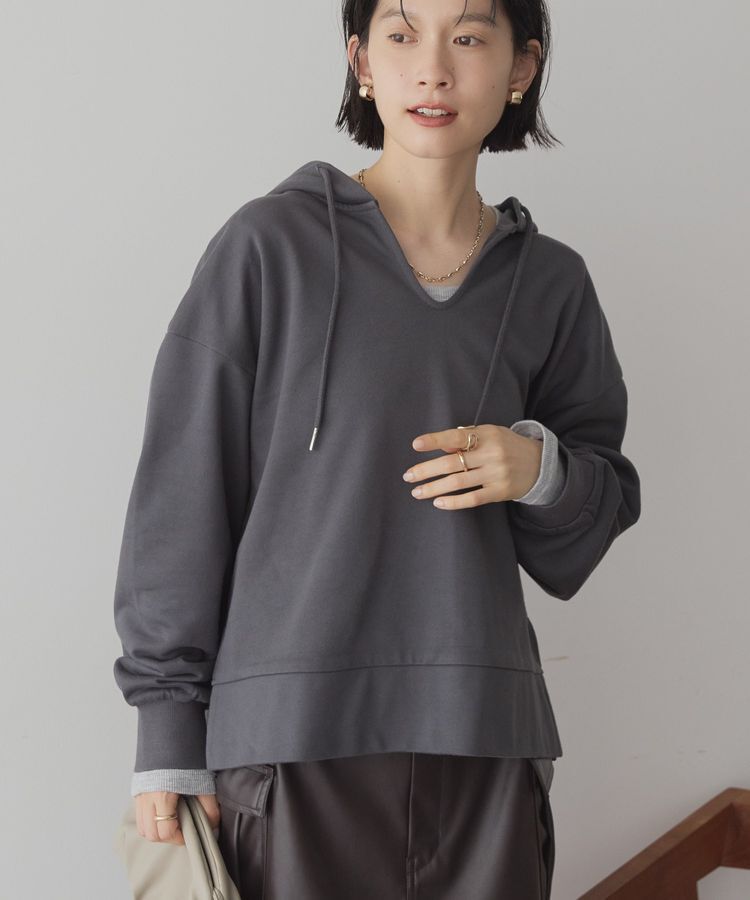 AMERICAN HOLIC「スキッパー裏毛パーカー」|スウェット・ジャージ|