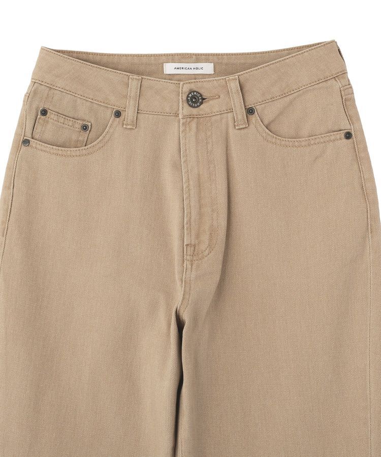 AMERICAN HOLIC「ルーズストレートカラーデニムパンツ」|デニム|