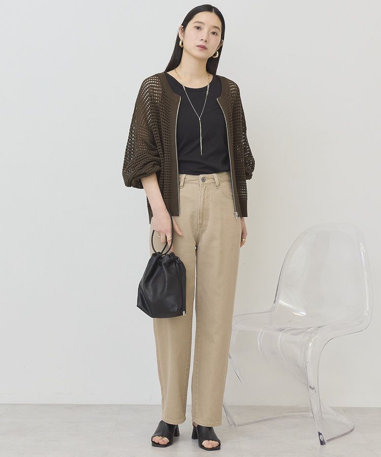 AMERICAN HOLIC「ルーズストレートカラーデニムパンツ」|デニム|