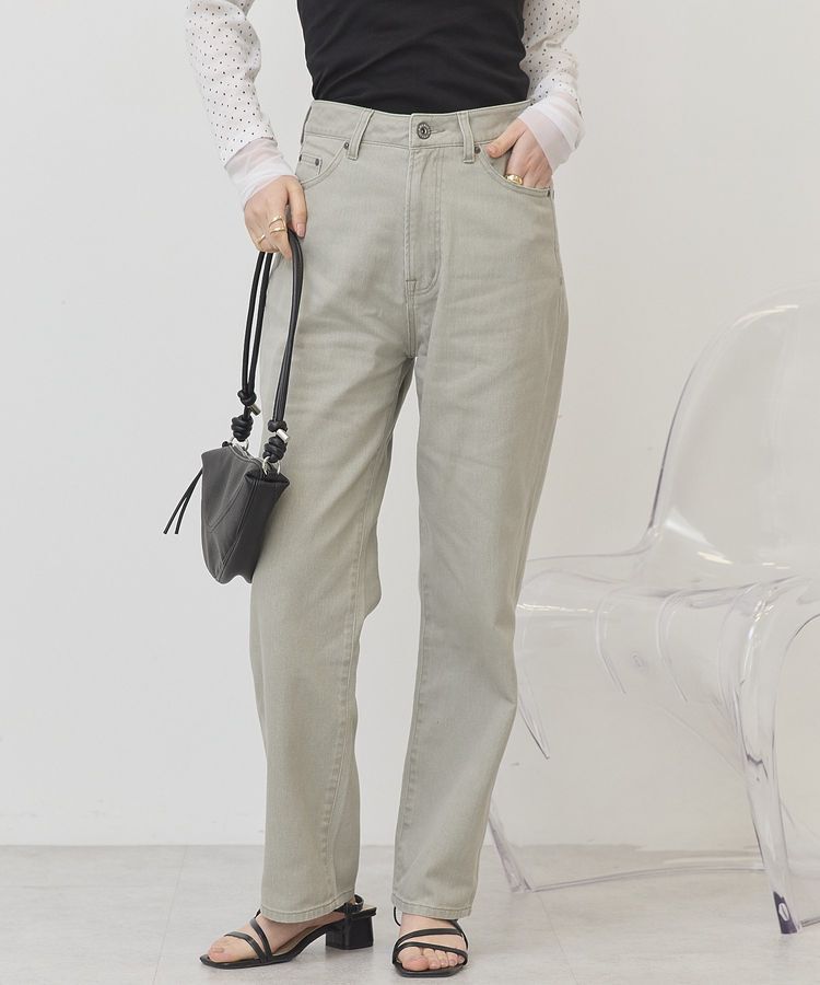 AMERICAN HOLIC「ルーズストレートカラーデニムパンツ」|デニム|