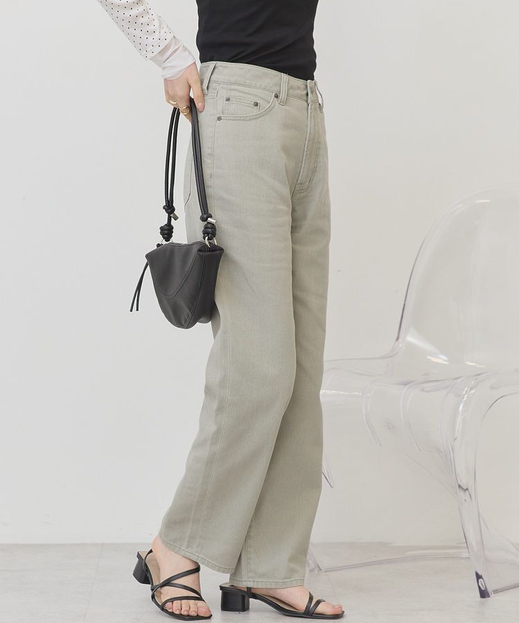 AMERICAN HOLIC「ルーズストレートカラーデニムパンツ」|デニム|