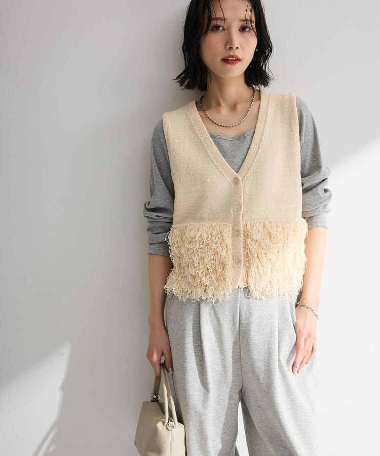 Green Parks「ブークレループニットベスト」|ベスト・ジレ|